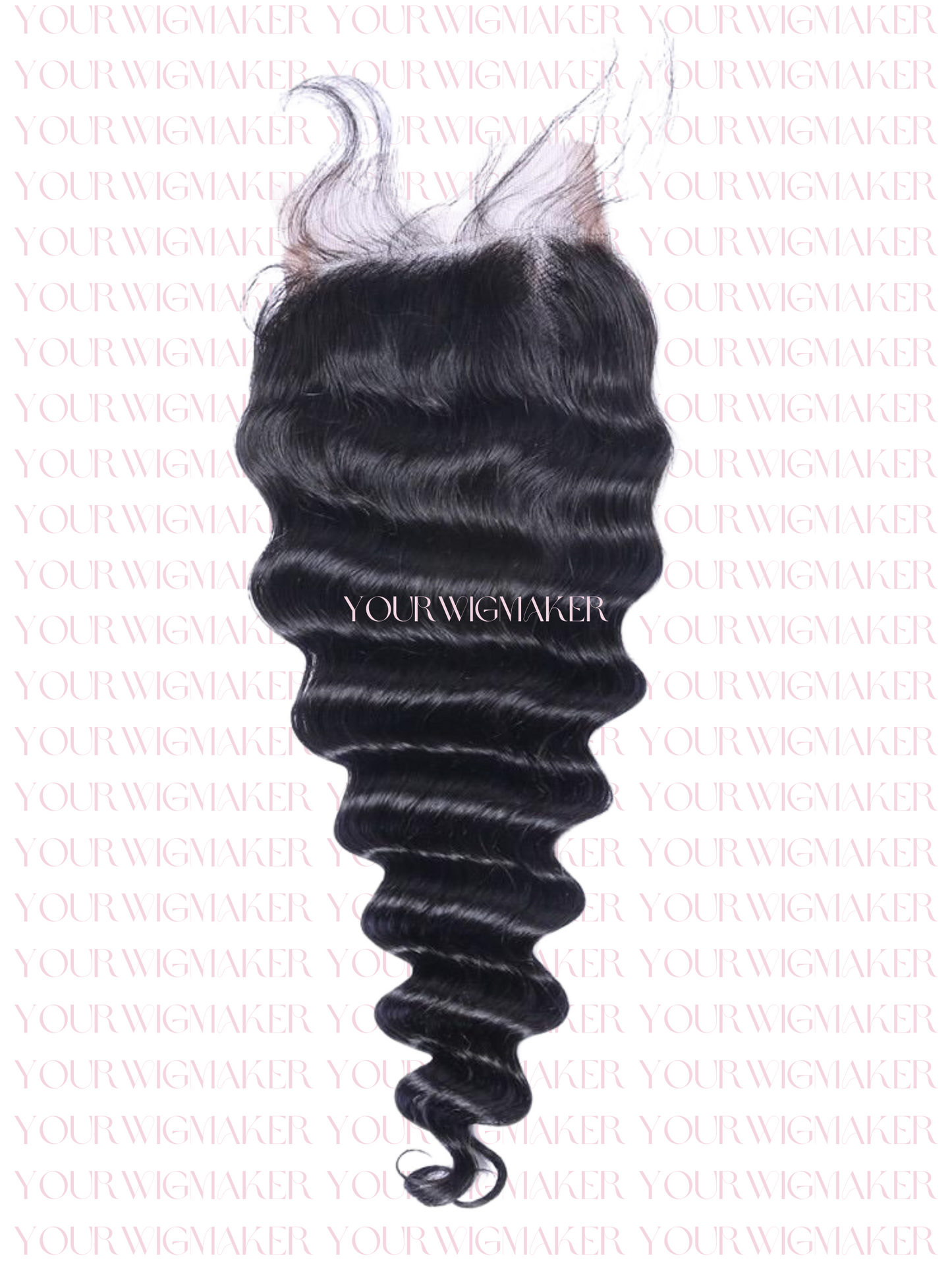 Black Deep Wave Virgin Hair - 1 Lace