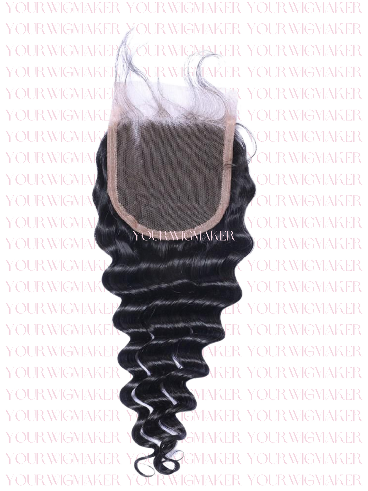 Black Deep Wave Virgin Hair - 1 Lace