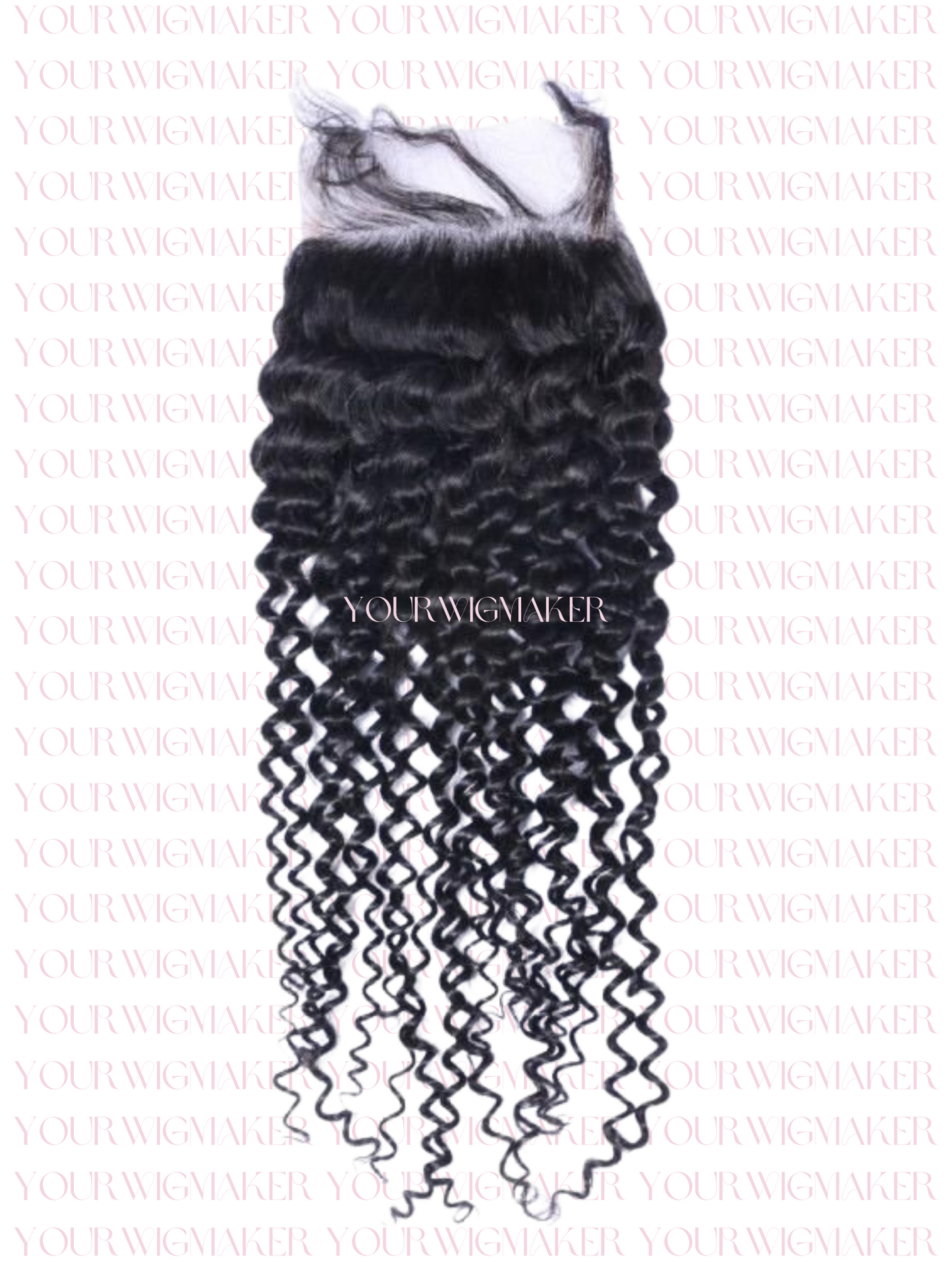 Black Kinky Curly Virgin Hair - 1 Lace