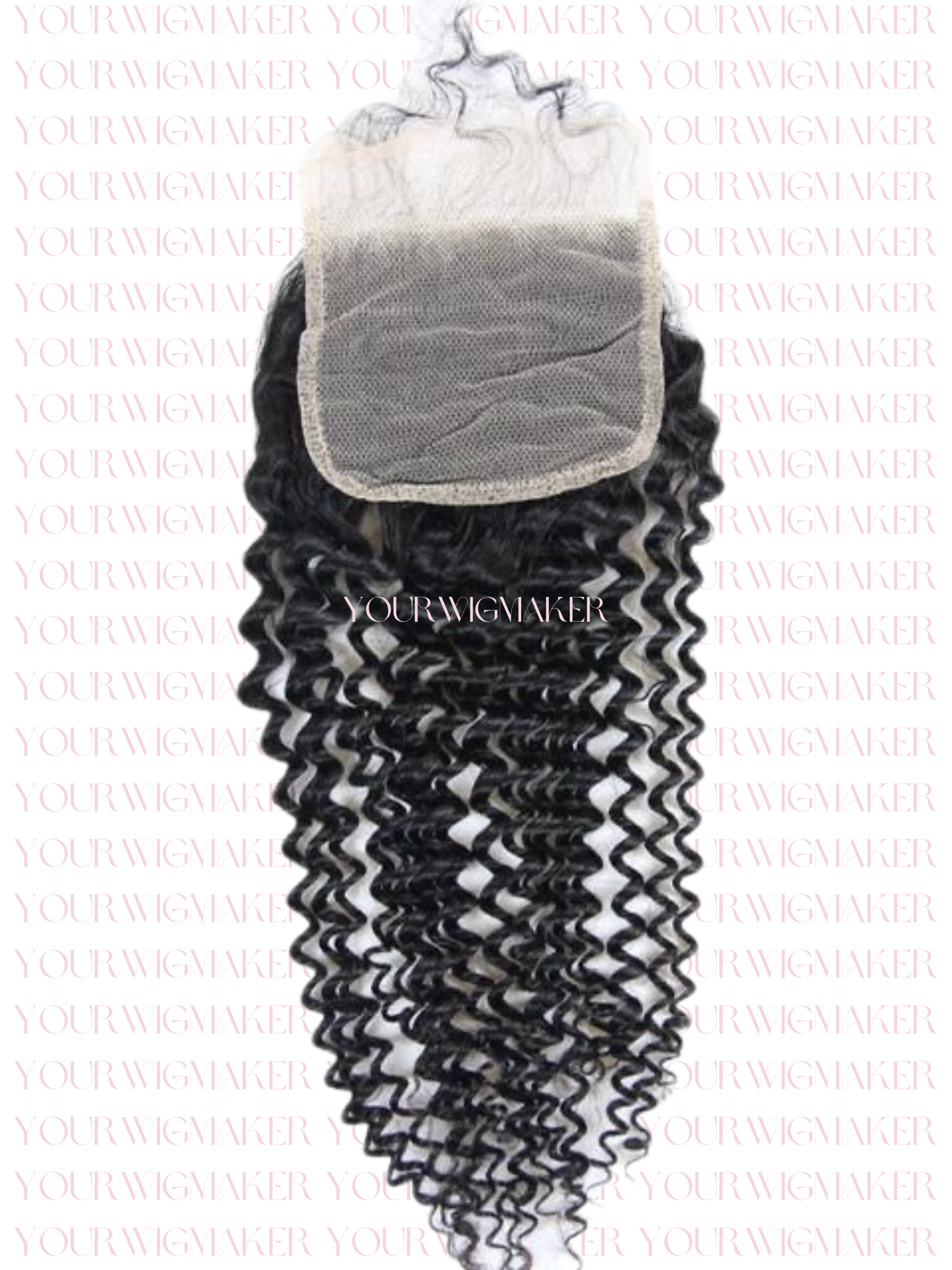 Black Kinky Curly Virgin Hair - 1 Lace