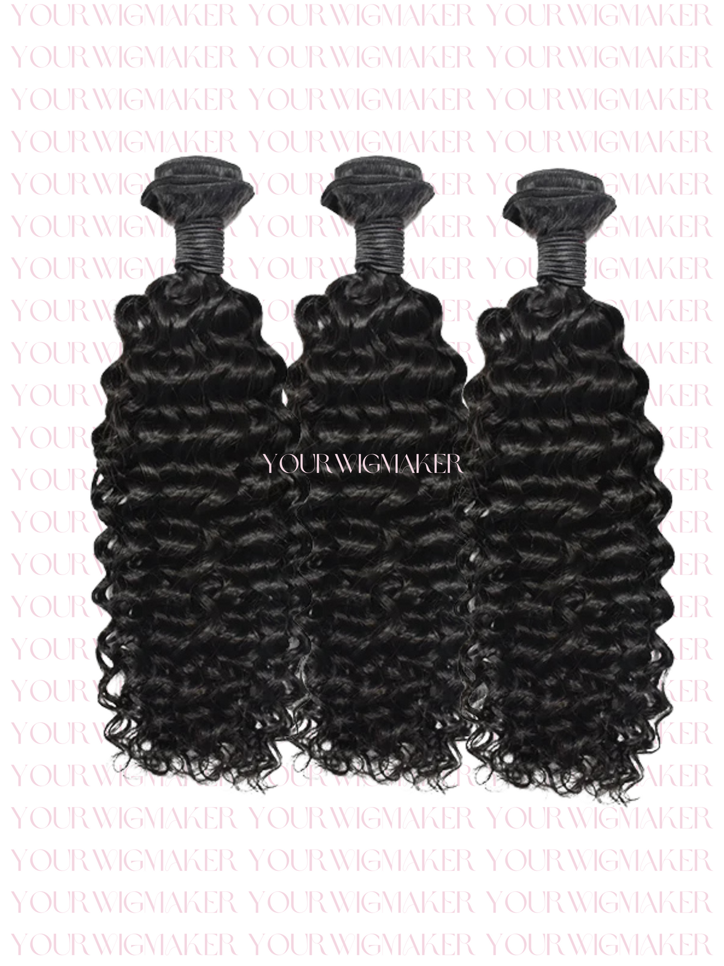 Black Deep Curly Virgin Hair - 1 Bundle