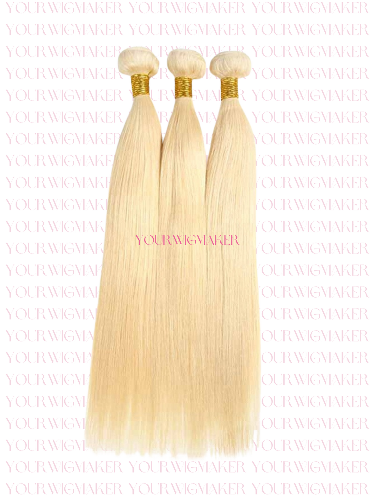 613 Blonde Straight Virgin Hair - 1 Bundle