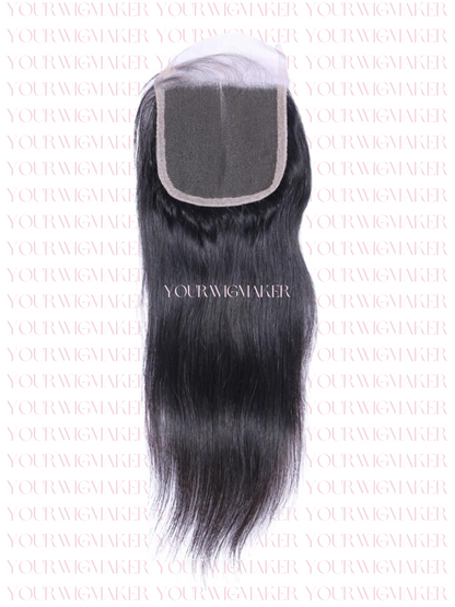 Black Straight Virgin Hair - 1 Lace