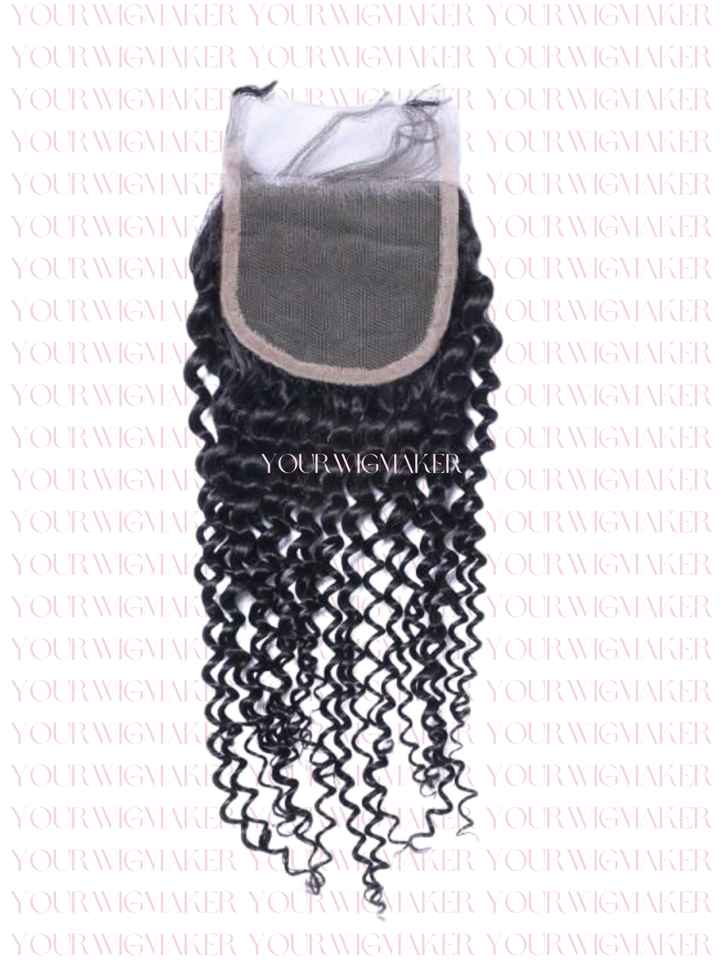 Black Kinky Curly Virgin Hair - 1 Lace