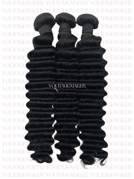 Black Tropical Deep Wave Virgin Hair - 1 Bundle