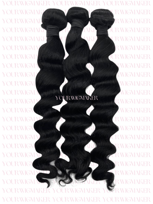 Black New Loose Wave Virgin Hair - 1 Bundle
