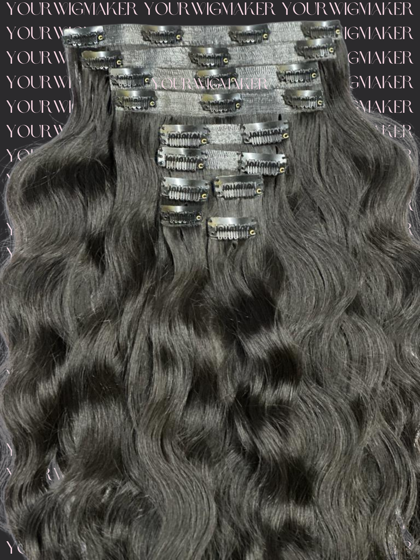 Seamless Raw Clip Ins - 100g
